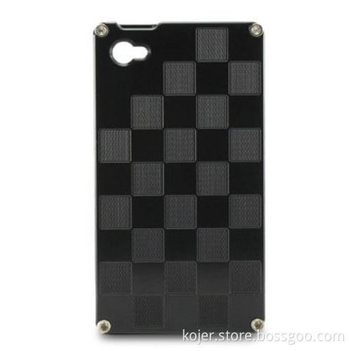 Aluminum Case for iPhone 4, with Curved Angles, Light and Easy to Install